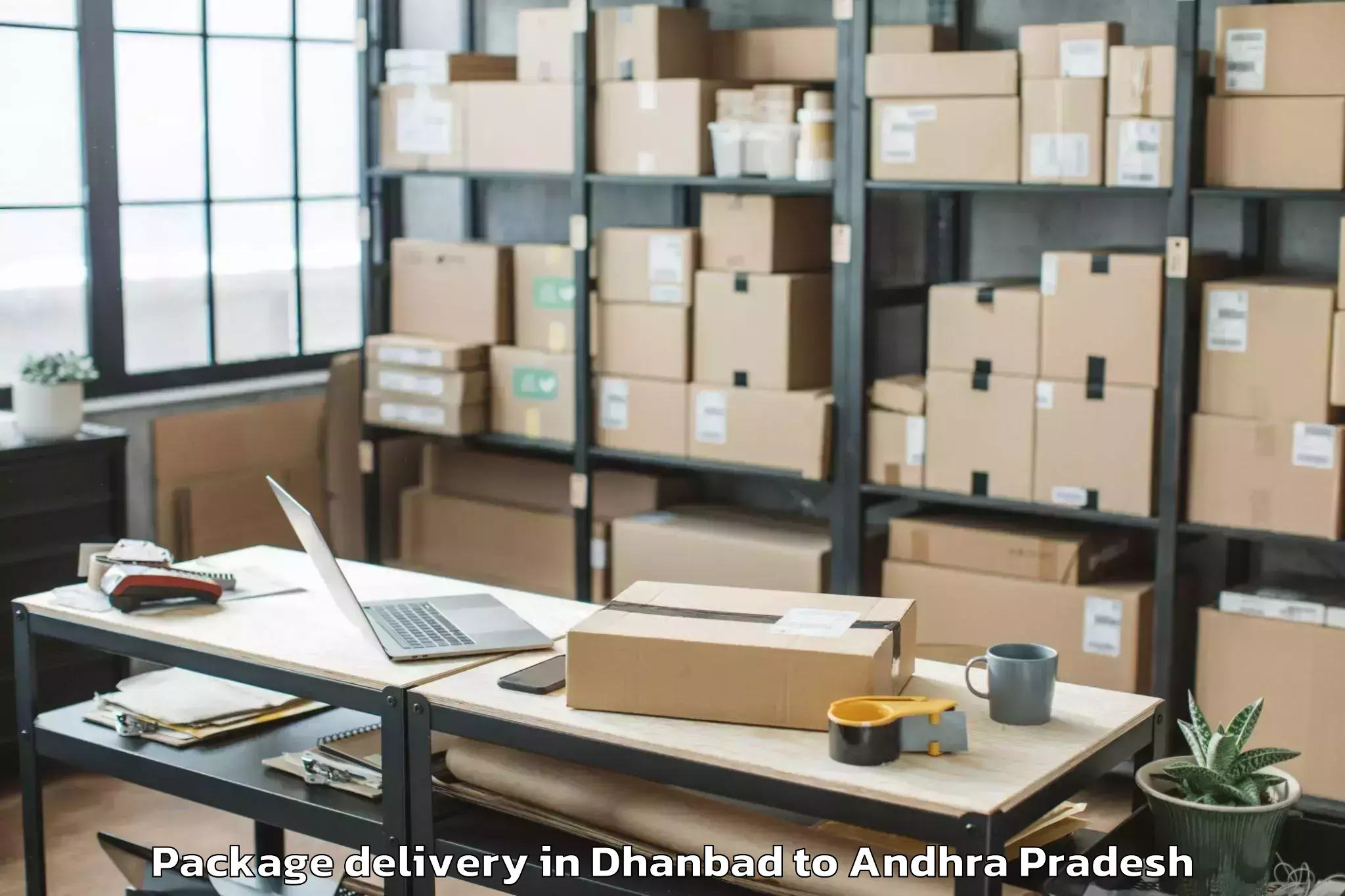 Leading Dhanbad to Mamidikuduru Package Delivery Provider